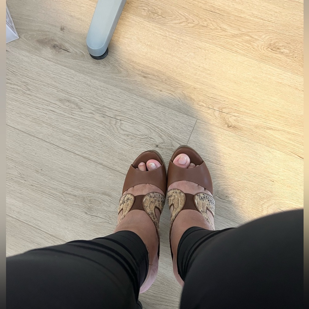 Fendi Double Platform Shoes With Python Accents - image 4